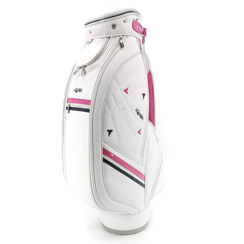 Golf bag, ladies&#39; premium PU golf standard bag, light waterproof option 9.5 inches HONMA golf club bag