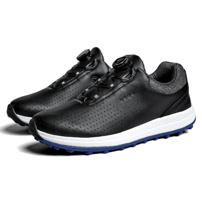 Men Genuine Leather Golf Shoes