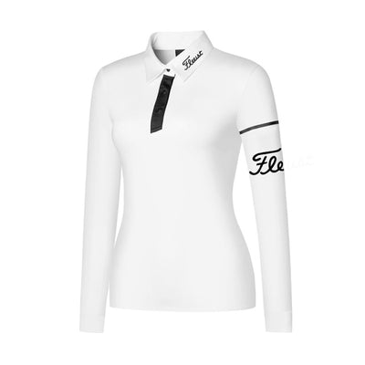 Women's Breathable Quick Dry Long Sleeve Polo